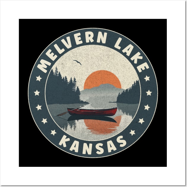 Melvern Lake Kansas Sunset Wall Art by turtlestart